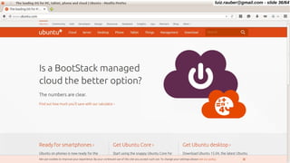 Ubuntu
luiz.rauber@gmail.com - slide 36/64
 