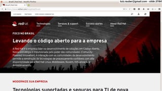 Redhat
luiz.rauber@gmail.com - slide 37/64
 