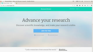 Research gate (edmondo)
 