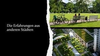 Die Erfahrungen aus
anderen Städten
 