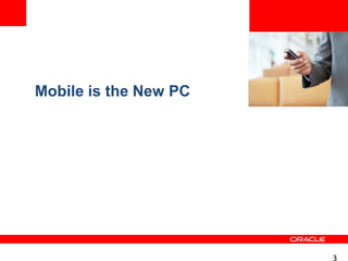 Mobile is the New PC




                       3
 