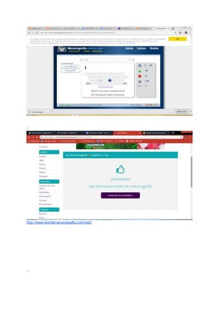 3
http://www.testdemecanografia.com/test/
5:
 