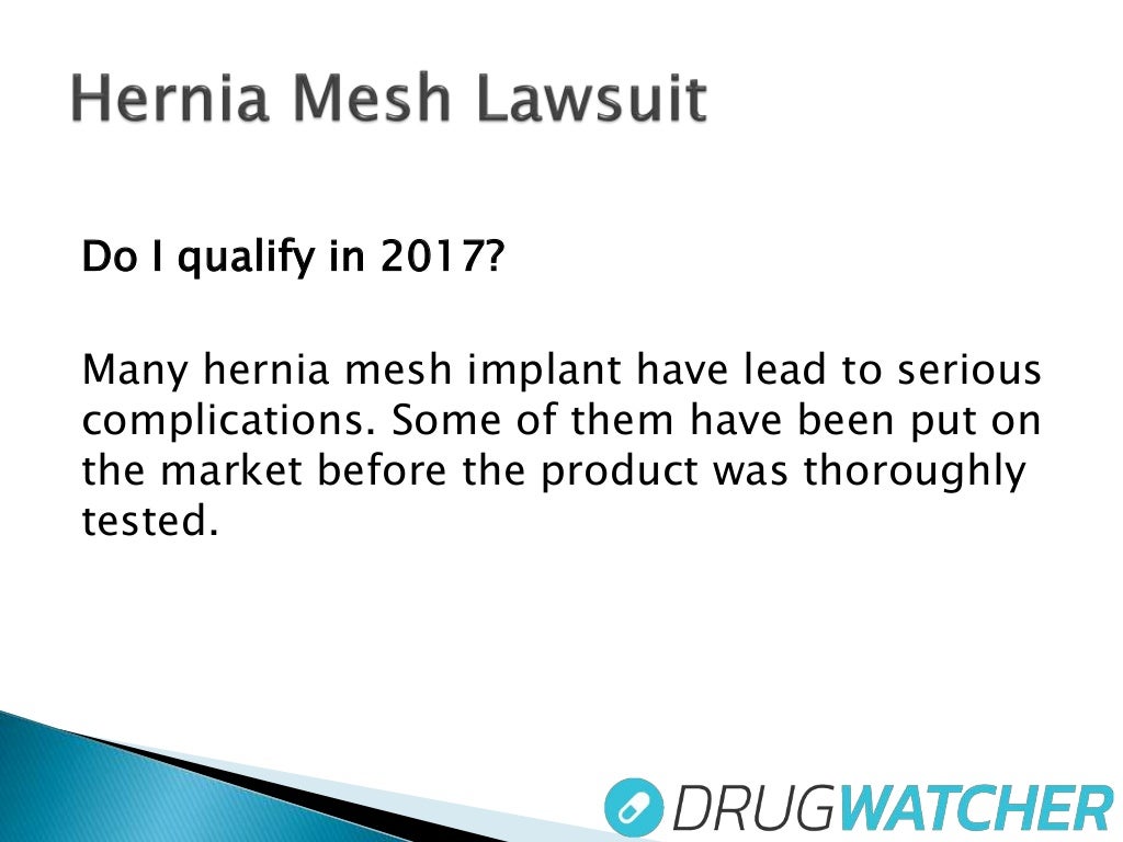 Hernia Mesh lawsuit updates