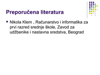 Računarstvo i informatika | PPT