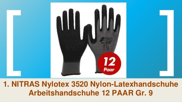 , Schwarz 3 Pack Rutschfeste Montagehandschuhe Nahtlos CXS Brita Arbeitshandschuhe 7