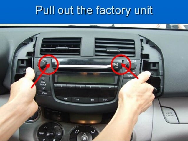 Installation Instructions for Toyota RAV4 DVD GPS