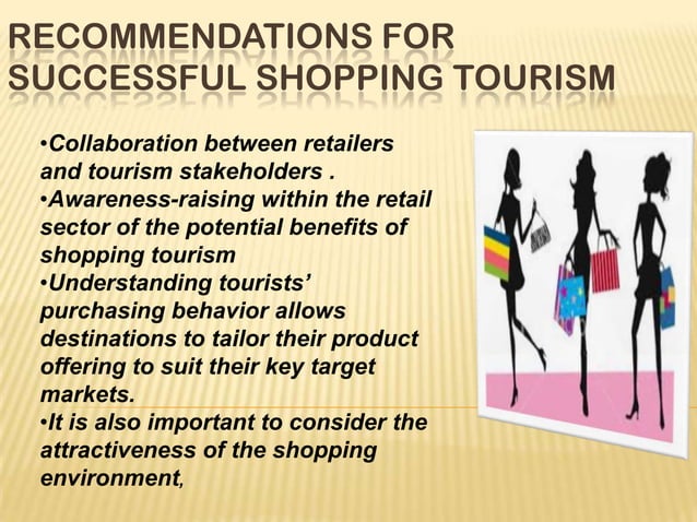 definition shopping tourism