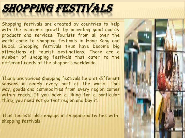 Shopping Tourism