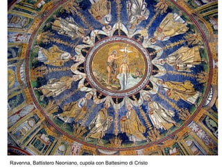Ravenna, Battistero Neoniano, cupola con Battesimo di Cristo
 