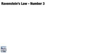 Ravenstein’s Law - Number 3
 