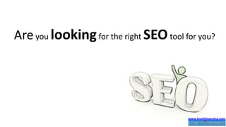 Are you looking for the right SEO tool for you? www.lovethisservice.com 