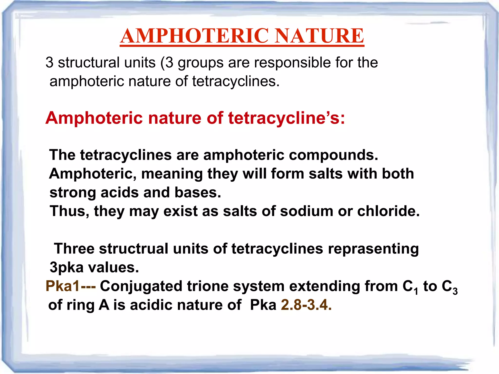 Tetracyclines- Ravisankar- Medicinal chemistry, Definition ...