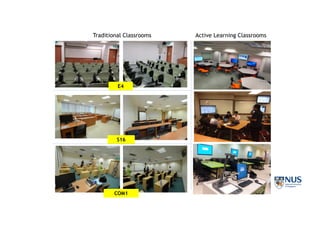 COM1
S16
E4
Active Learning ClassroomsTraditional Classrooms
 