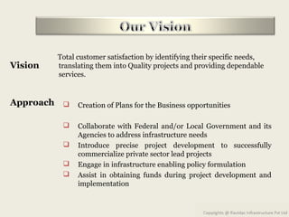 Vision
Total customer satisfaction by identifying their specific needs,
translating them into Quality projects and providi...
