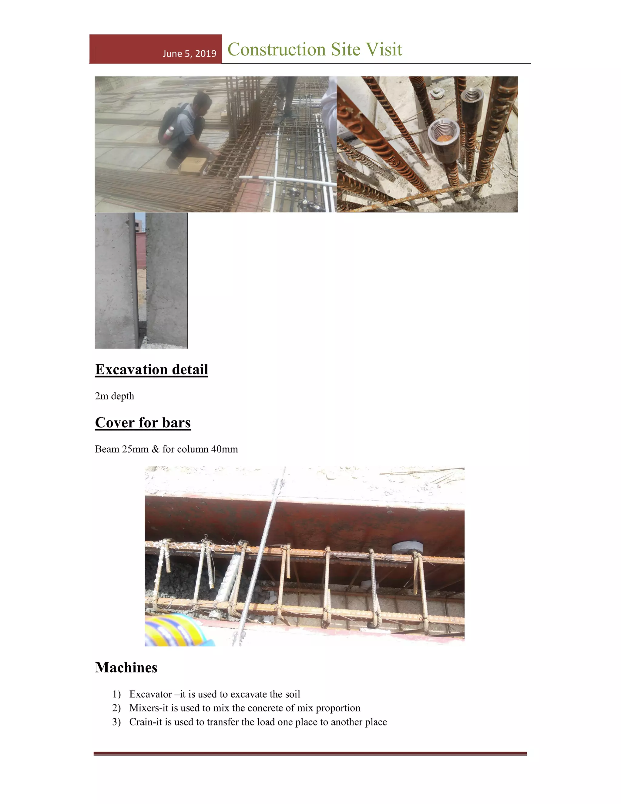 Construction site report | PDF
