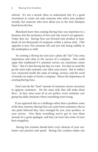 Raving Fan Creation by Brad Wolansky FREE download | PDF
