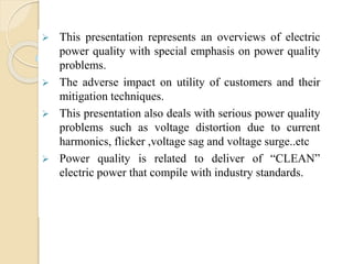 POWER QUALITY IMPROVEMENT | PPTX