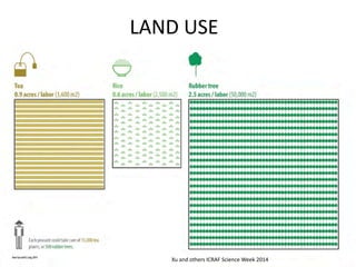 LAND USE 
Xu and others ICRAF Science Week 2014  
