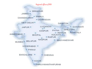Regional offices of RBI
 