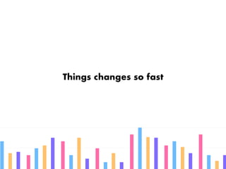 Things changes so fast
 