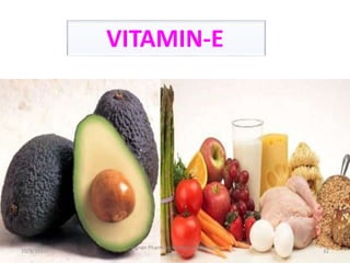 VITAMIN-E
32
Vignan Pharmacy College, Vadlamudi,
Guntur
10/9/2015
 