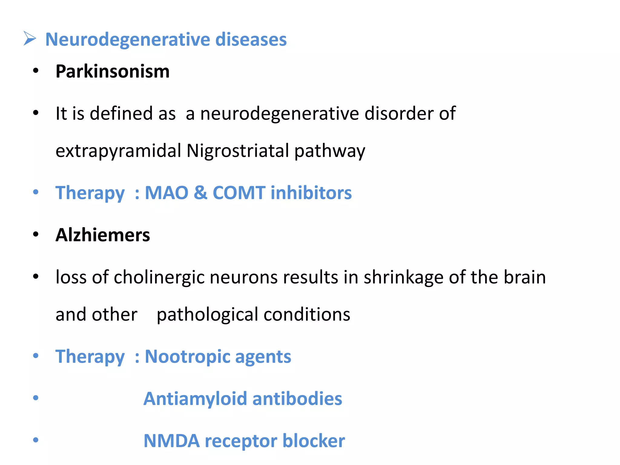 NEUROHUMORAL TRANSMISSION IN CNS OVERVIEW