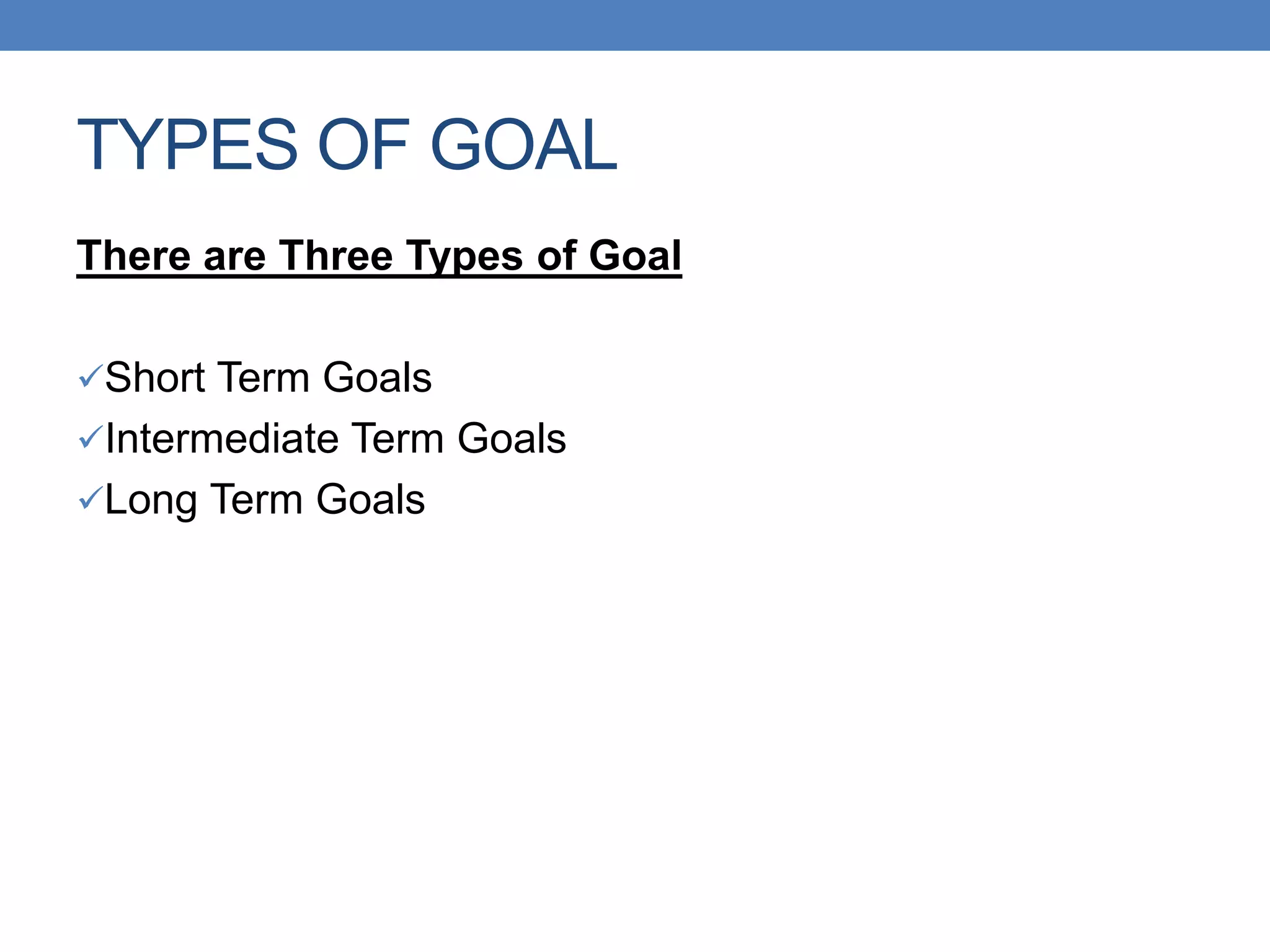 Three Goals Options goal setting | PPTX