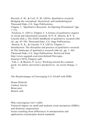 Ravitch, S. M., & Carl, N. M. (2016). Qualitative research Bridgi.docx