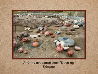 Από την ανασκαφή στον Πύργο της
Κύπρου
 