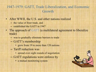 Domestic Policy exampleThe EU support for the Common Agriculture Policy (CAP)Due to the political power of French and German farmersThe CAP benefitsInefficient farmersThe politicians who relies on farmers’ voteNOT consumers in the EU – pay more for their foodstuffs. Not a good strategic trade policy