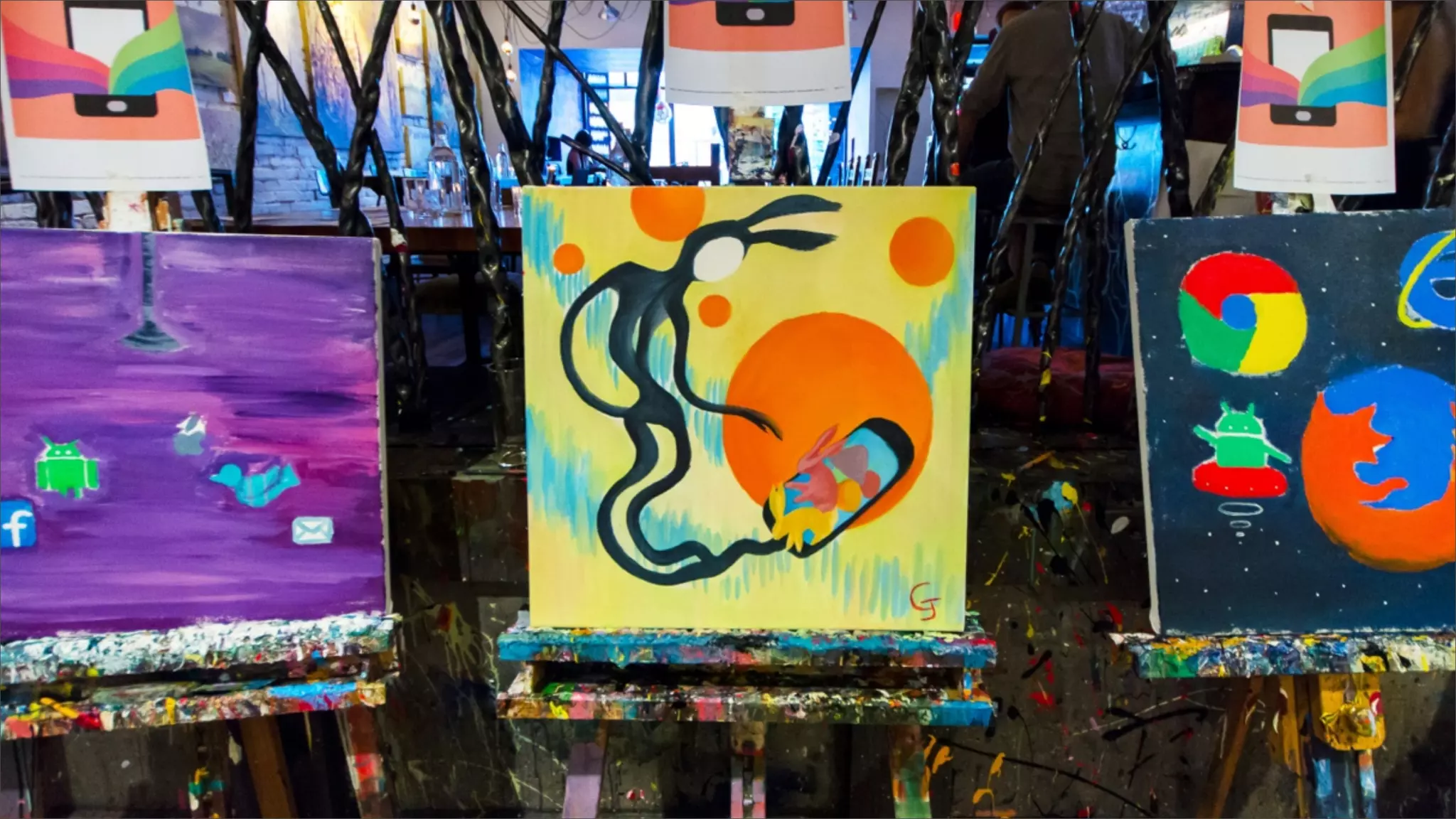 Customer Success Team's Mobile Art @ Raw Canvas