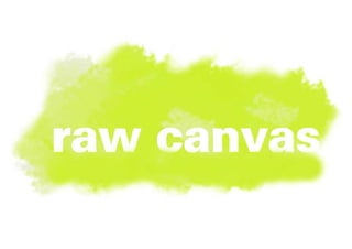 Redesign of Tate Modern Raw Canvas logo 