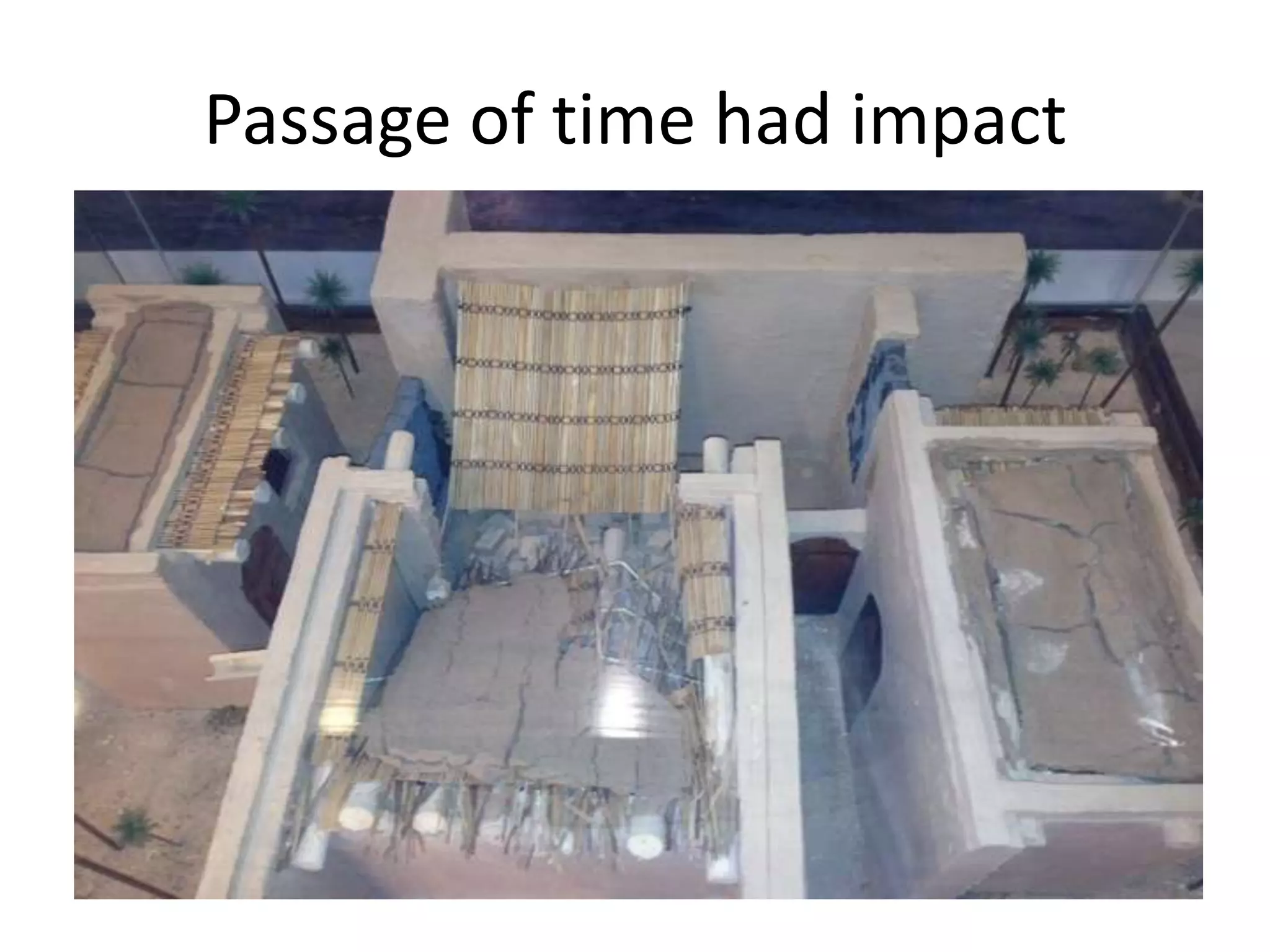 Passage of time had impact

 