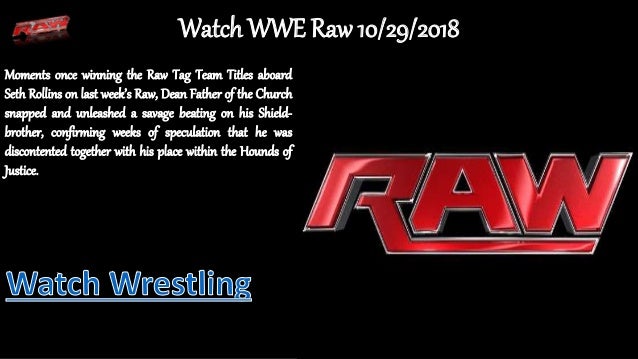 watch wrestling raw