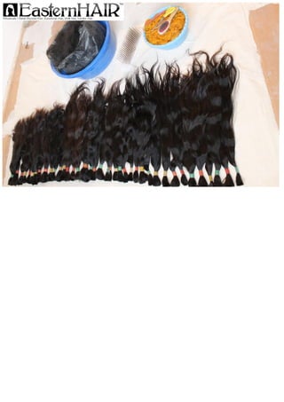 Virgin Luster Medium Brown and of course Natural Human Hair
