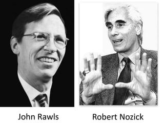John Rawls Robert Nozick
 
