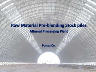 Raw Material Pre Blending Stockpikles