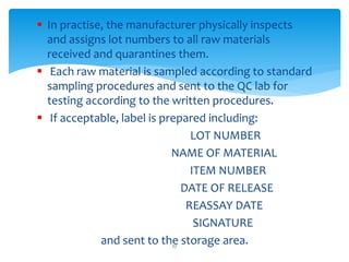 Raw materials | PPTX