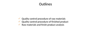 Raw materials analysis and quality control of fish feed.pptx