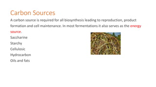 Raw materials in fermentation | PPT