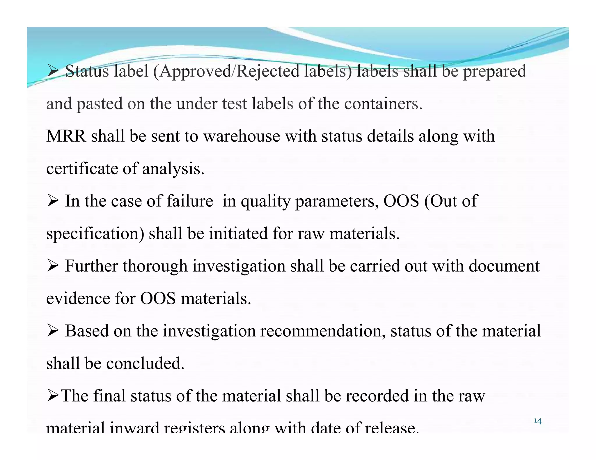 Raw materials presentation | PDF