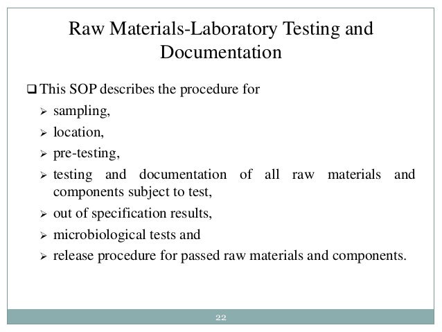 Sop For Sampling Of Raw Material – ILYQ
