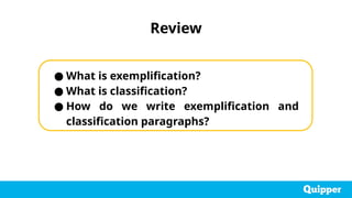 patterns of development of a written text | PPTX