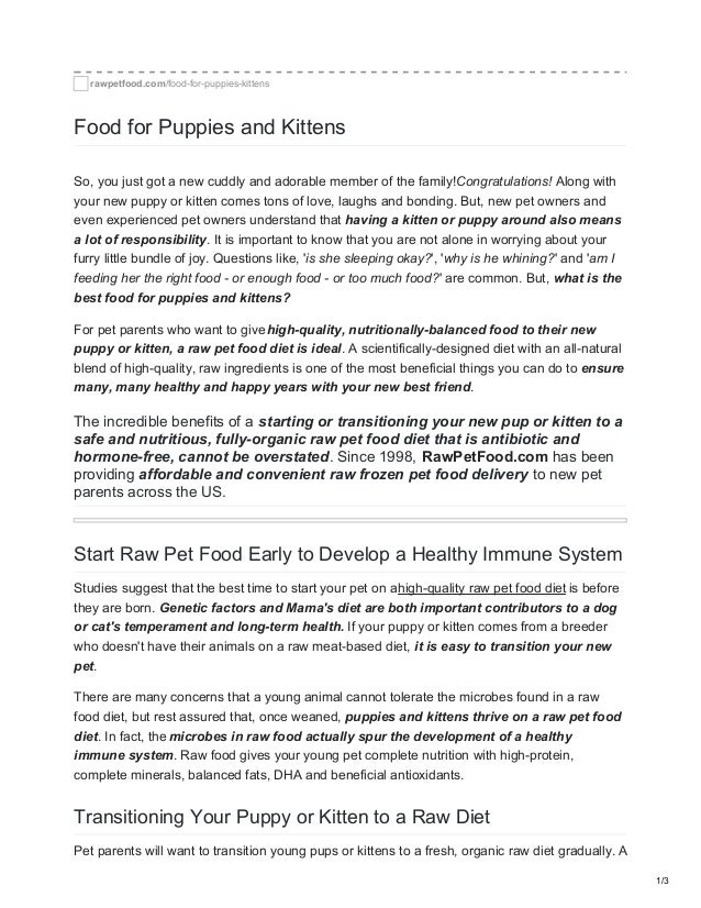 raw diet dog food delivery