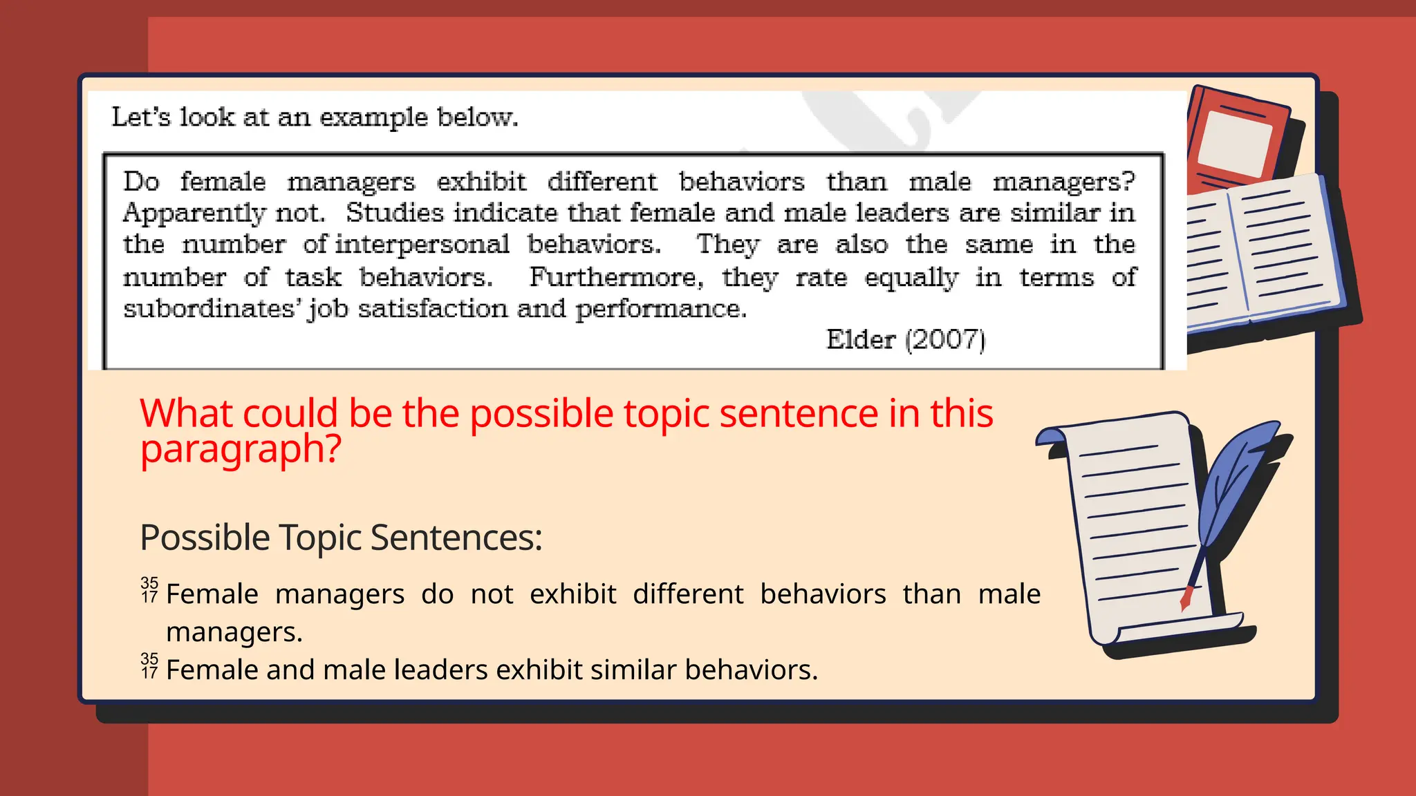 Structure Of A Paragraph For Reading And Writing pptx Structure of a paragraph for reading and writing pptx