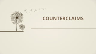 COUNTERCLAIMS
 