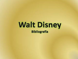 Walt DisneyBibliografía 