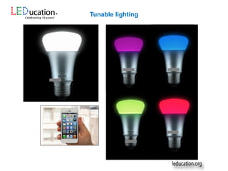 Tunable lighting
 