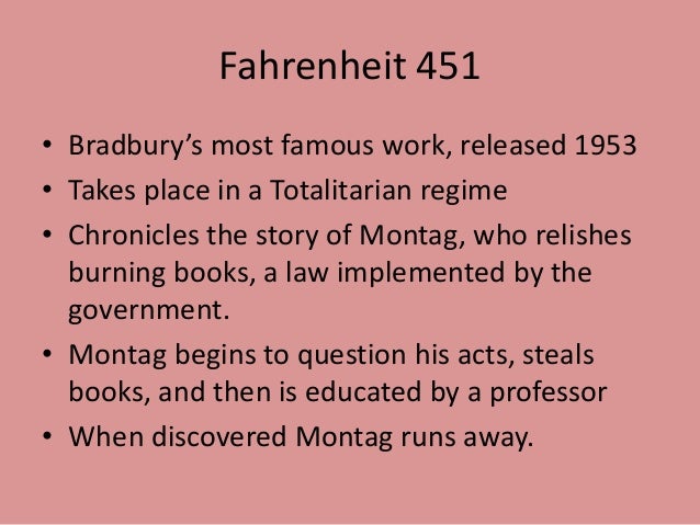 the struggles of montag with external conflict in fahrenheit 451 a novel by ray bradbury Fahrenheit 451 by ray bradbury fahrenheit 451 characters: record notes about characters, their descriptions, their motives, their roles in the plot, etc as you read. the struggles of montag with external conflict in fahrenheit 451 a novel by ray bradbury Fahrenheit 451 by ray bradbury fahrenheit 451 characters: record notes about characters, their descriptions, their motives, their roles in the plot, etc as you read.