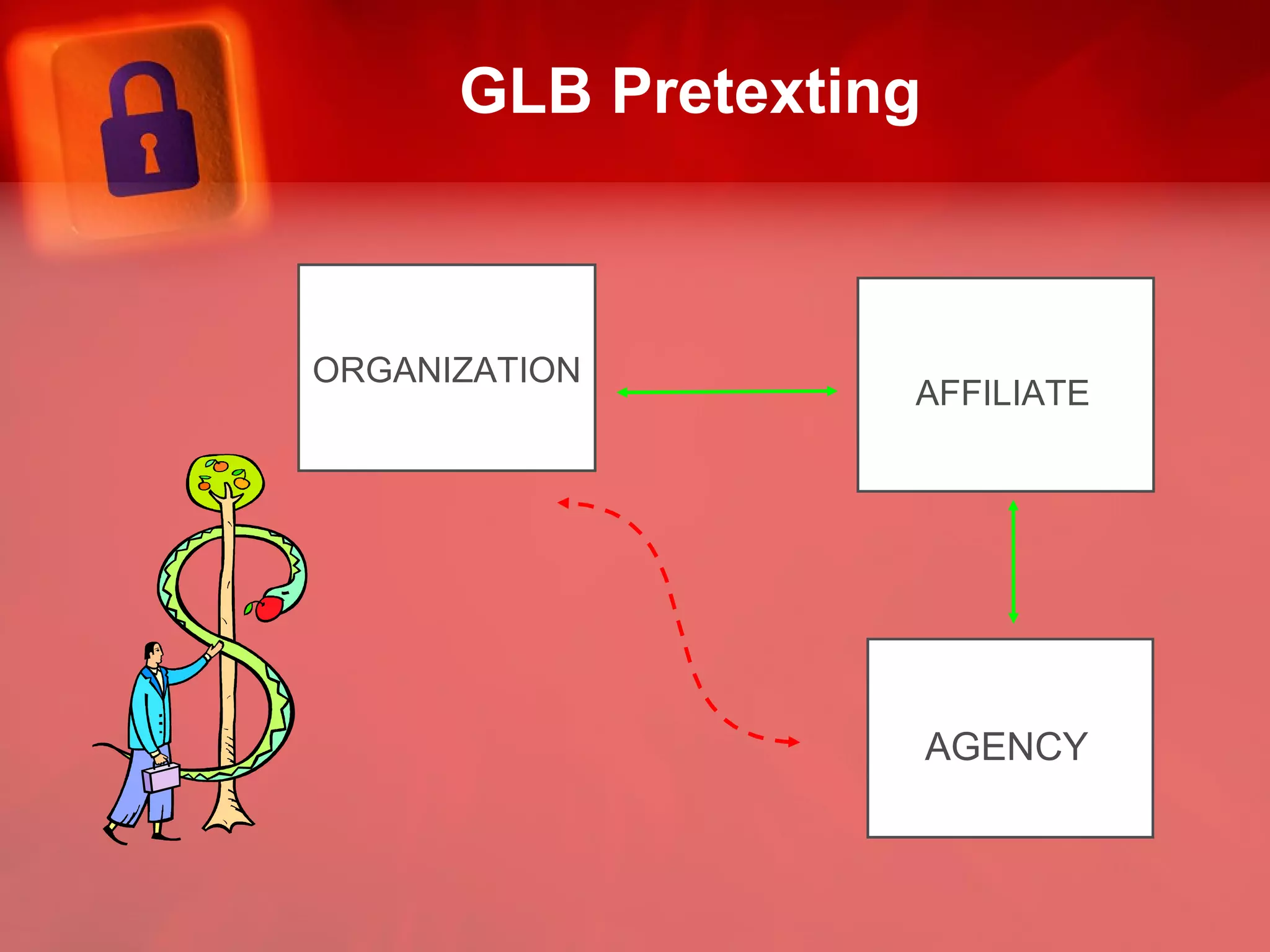 GLB Pretexting ORGANIZATION AFFILIATE AGENCY 